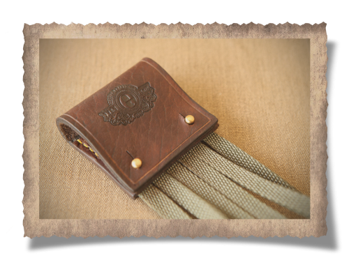 The Barberton Bird Carrier, brass studs, leather product, handcrafted, bird carrier